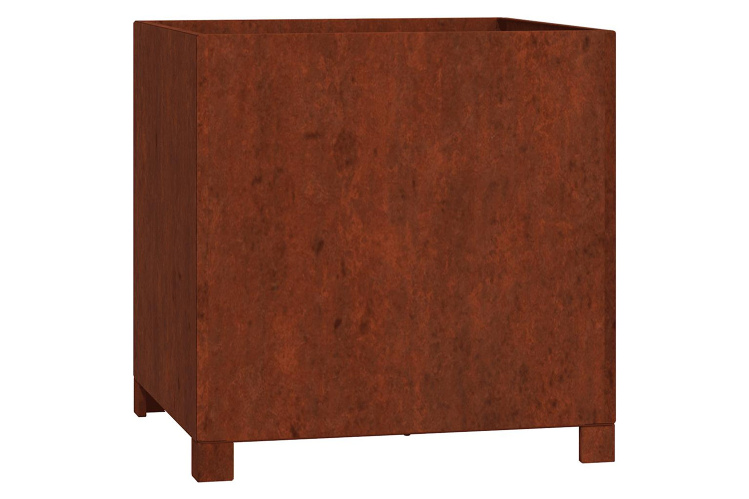 vidaXL 823683 Planters With Legs 2 Pcs Rusty 49x47x50cm Corten Steel-4