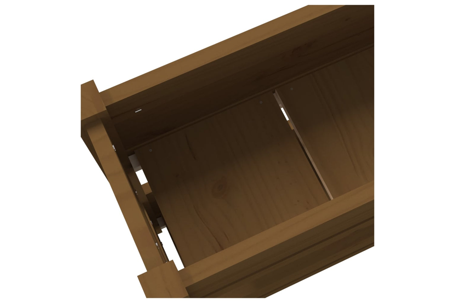 vidaXL 823930 Planter Honey Brown 112x25x66cm Solid Wood Pine-6