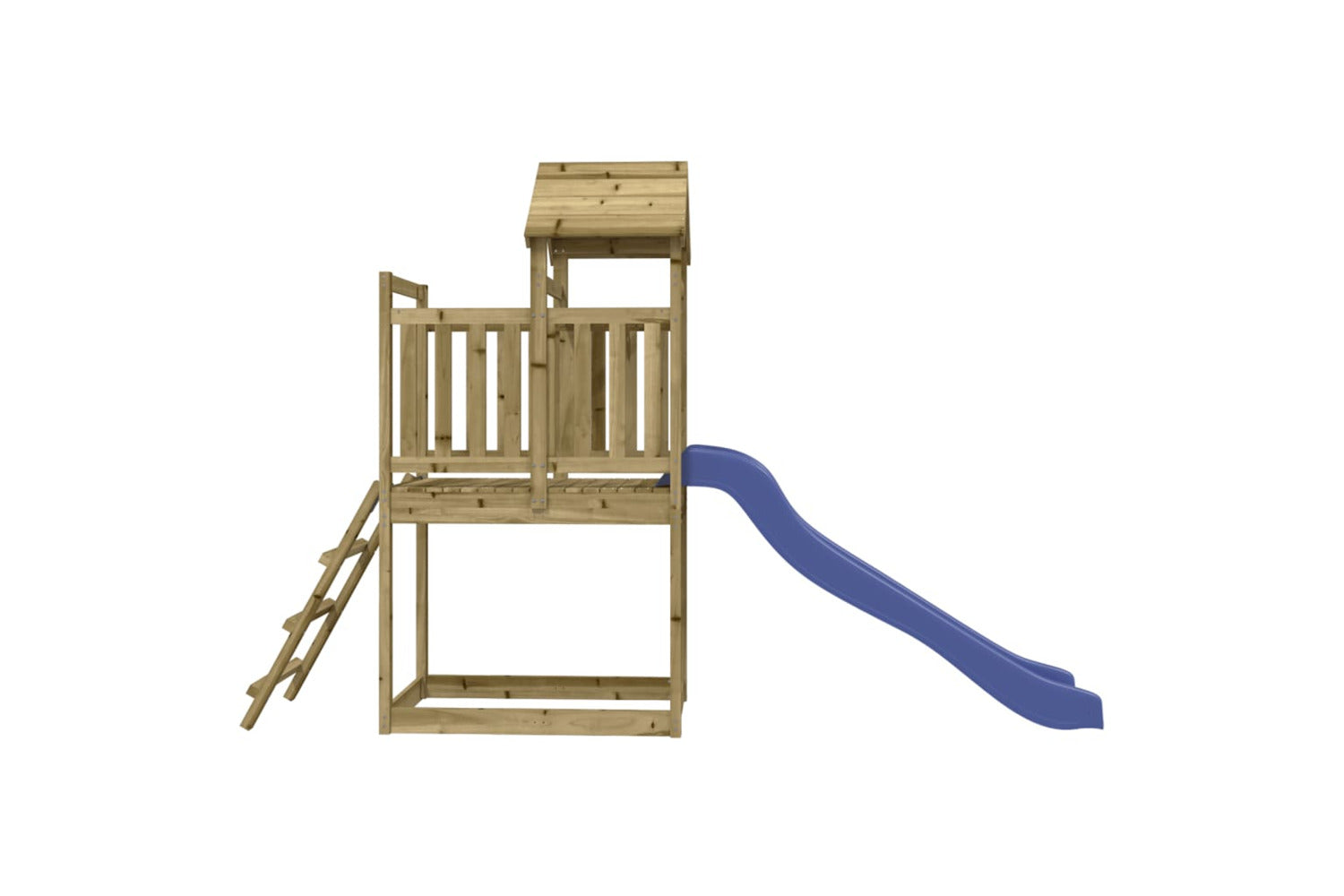 Vidaxl 3155866 Playhouse With Slide Ladder Impregnated Wood Pine-5