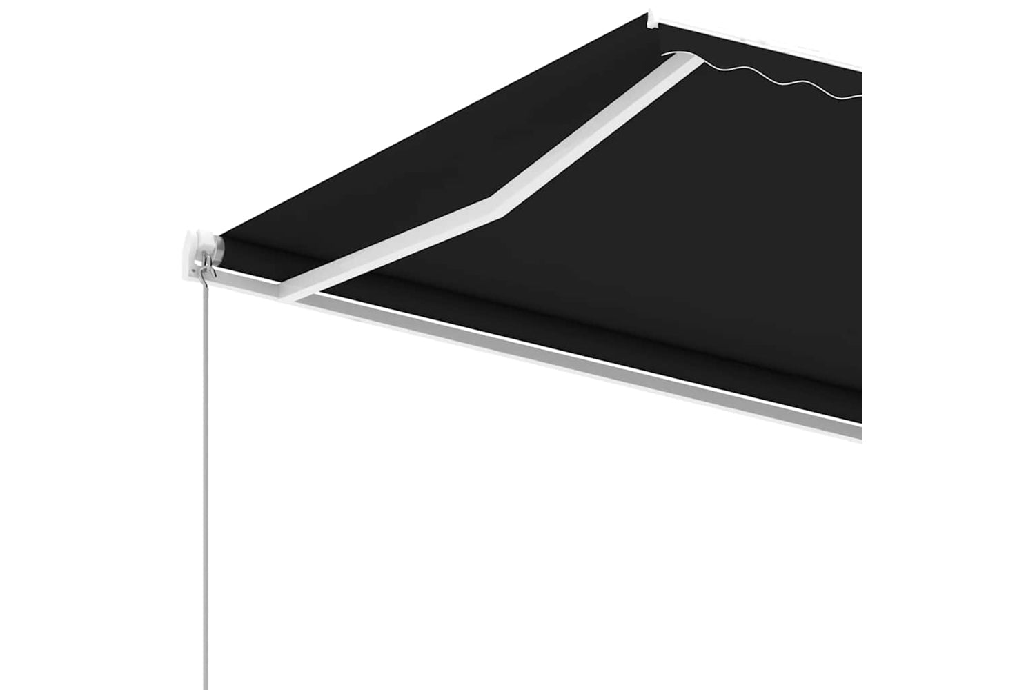 vidaXL 3069619 Freestanding Manual Retractable Awning 400x350cm Anthracite-6