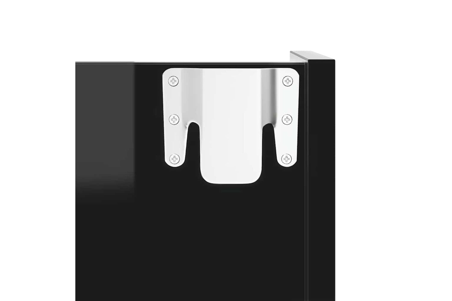 vidaXL 806737 Wall Shoe Cabinets 4 Pcs High Gloss Black 60x18x60cm Engineered Wood-8