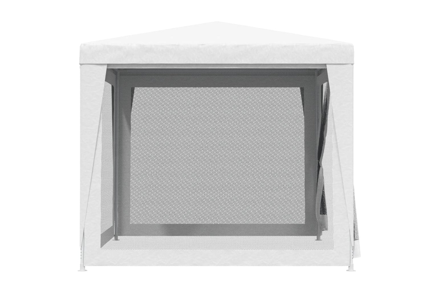 Vidaxl 48521 Party Tent With 4 Mesh Sidewalls 2.5x2.5 M White-4