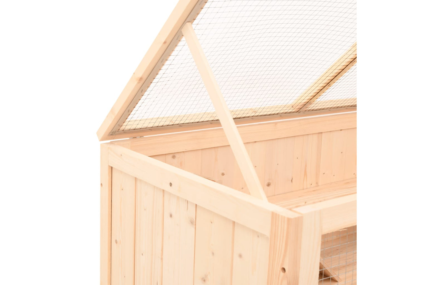 vidaXL 172381 Hamster Cage 89.5x45x45cm Solid Wood Fir-8