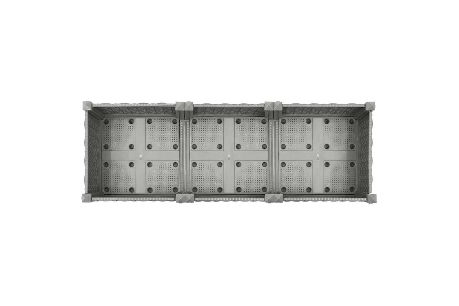 vidaXL Raised Bed 120x40x23cm Polypropylene-6