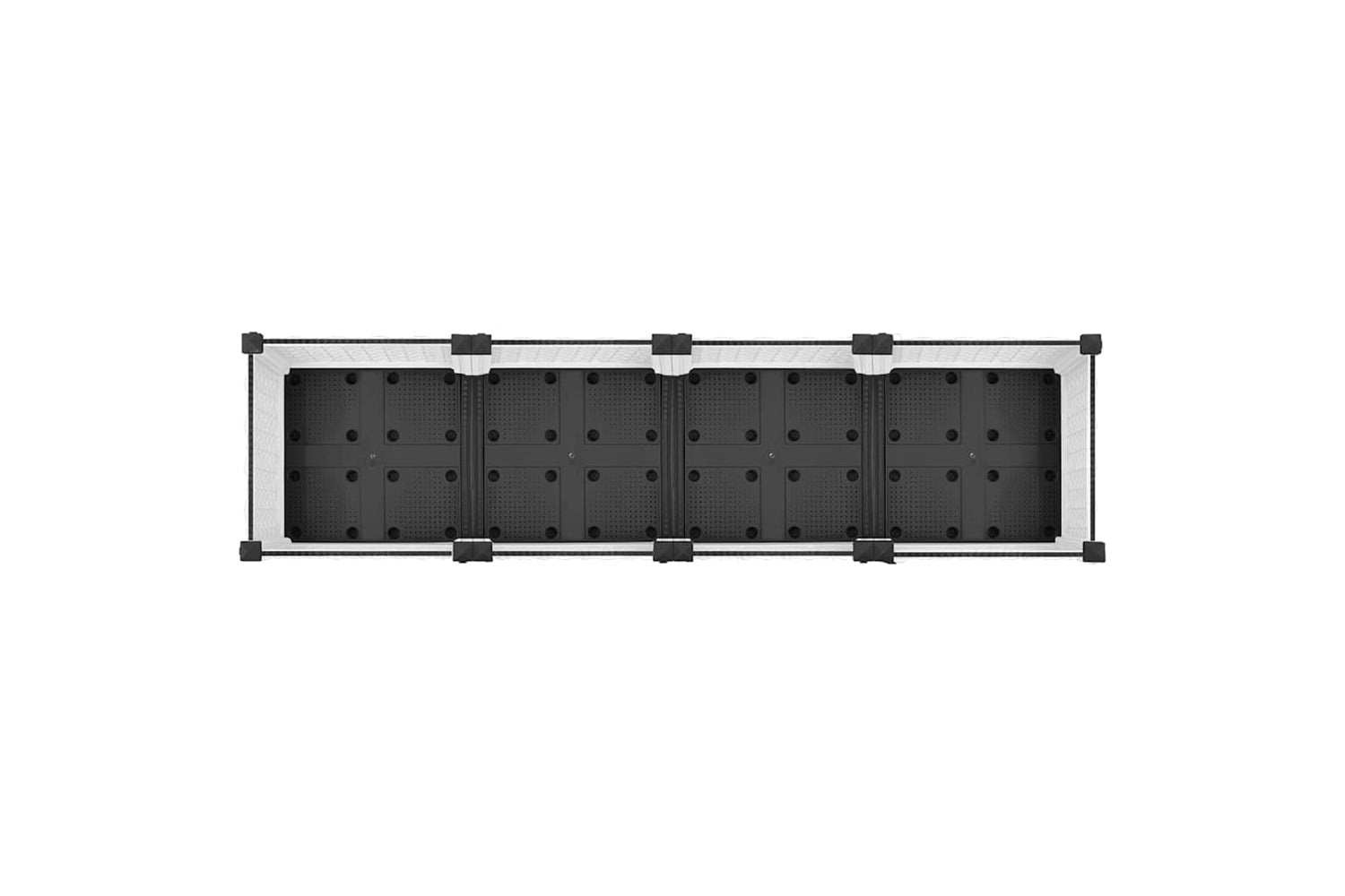 vidaXL Raised Bed 160x40x23cm Polypropylene-6