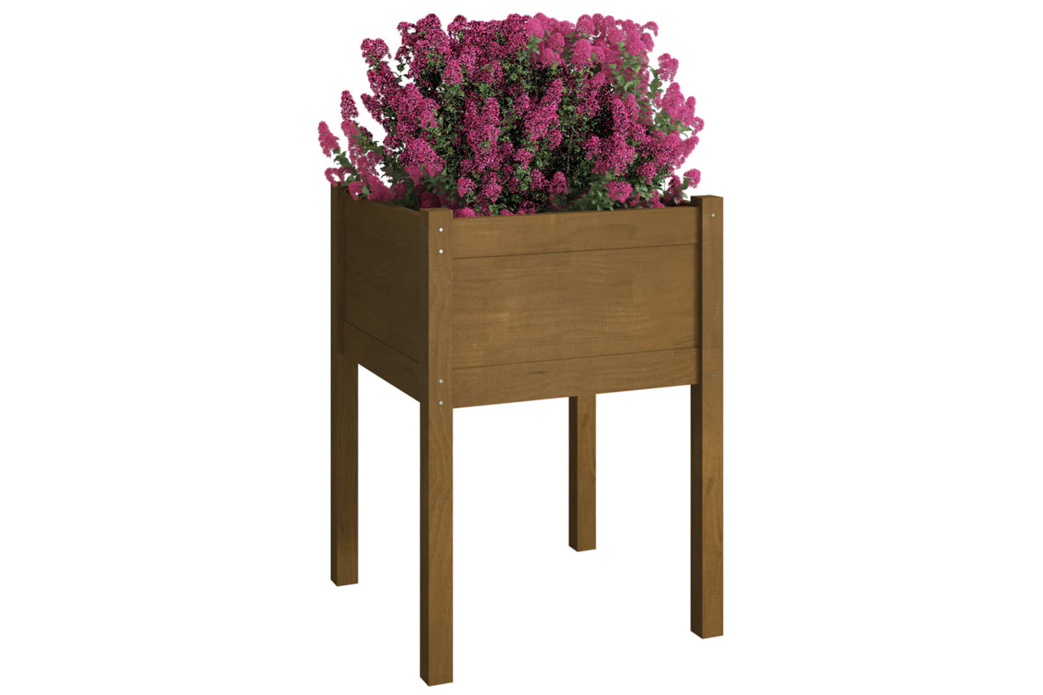vidaXL 810805 Garden Planter Honey Brown 50x50x70cm Solid Pinewood-2