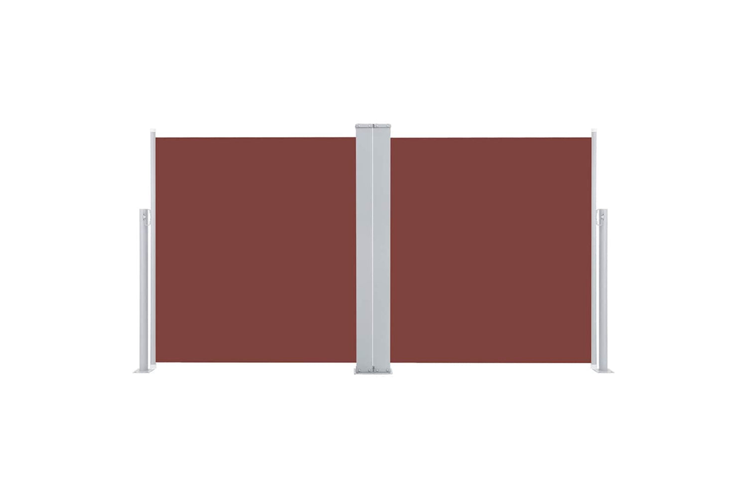 vidaXL 48445 Retractable Side Awning Brown 100x600cm-2