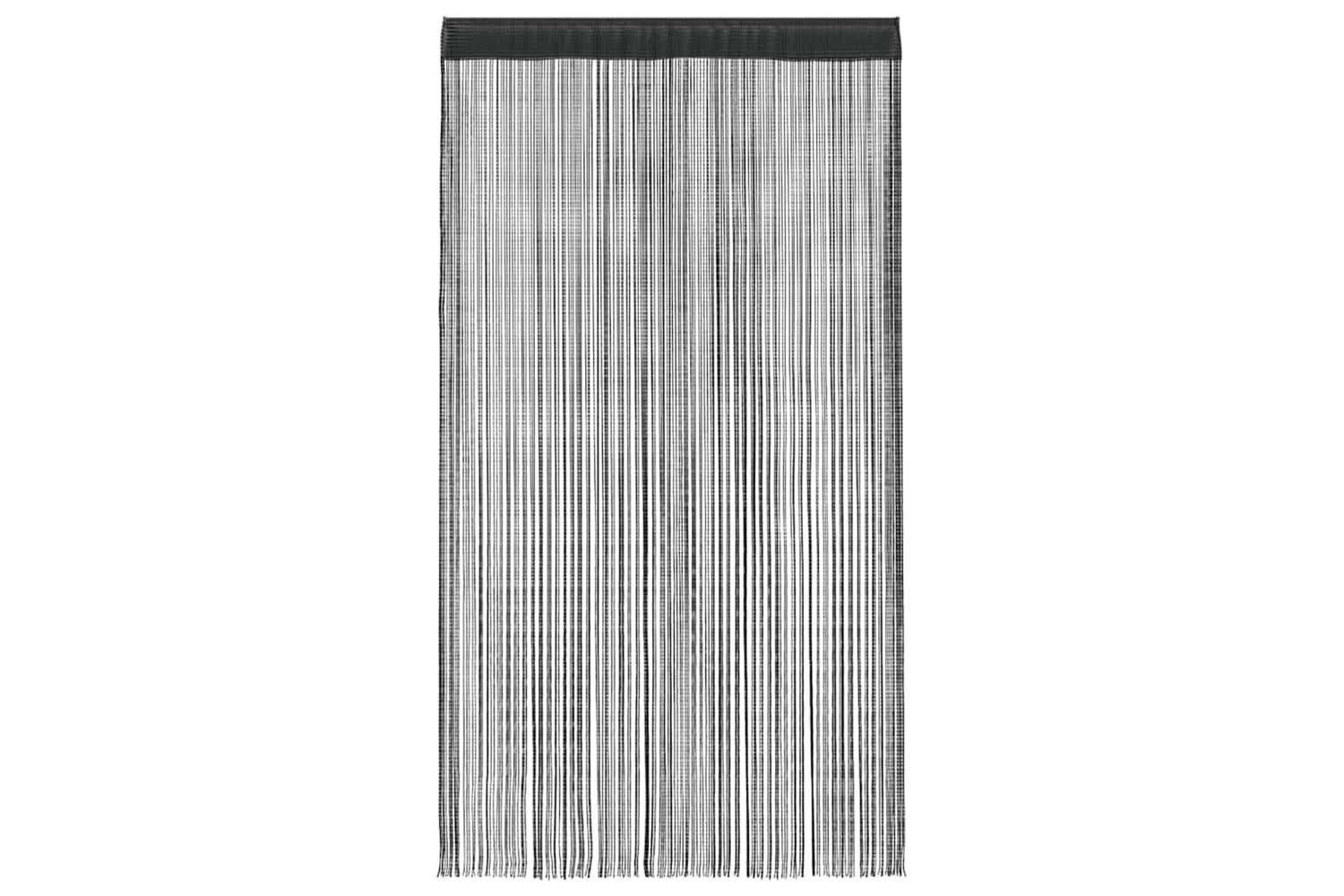 vidaXL 132401 String Curtains 2 Pcs 140x250cm Black-3
