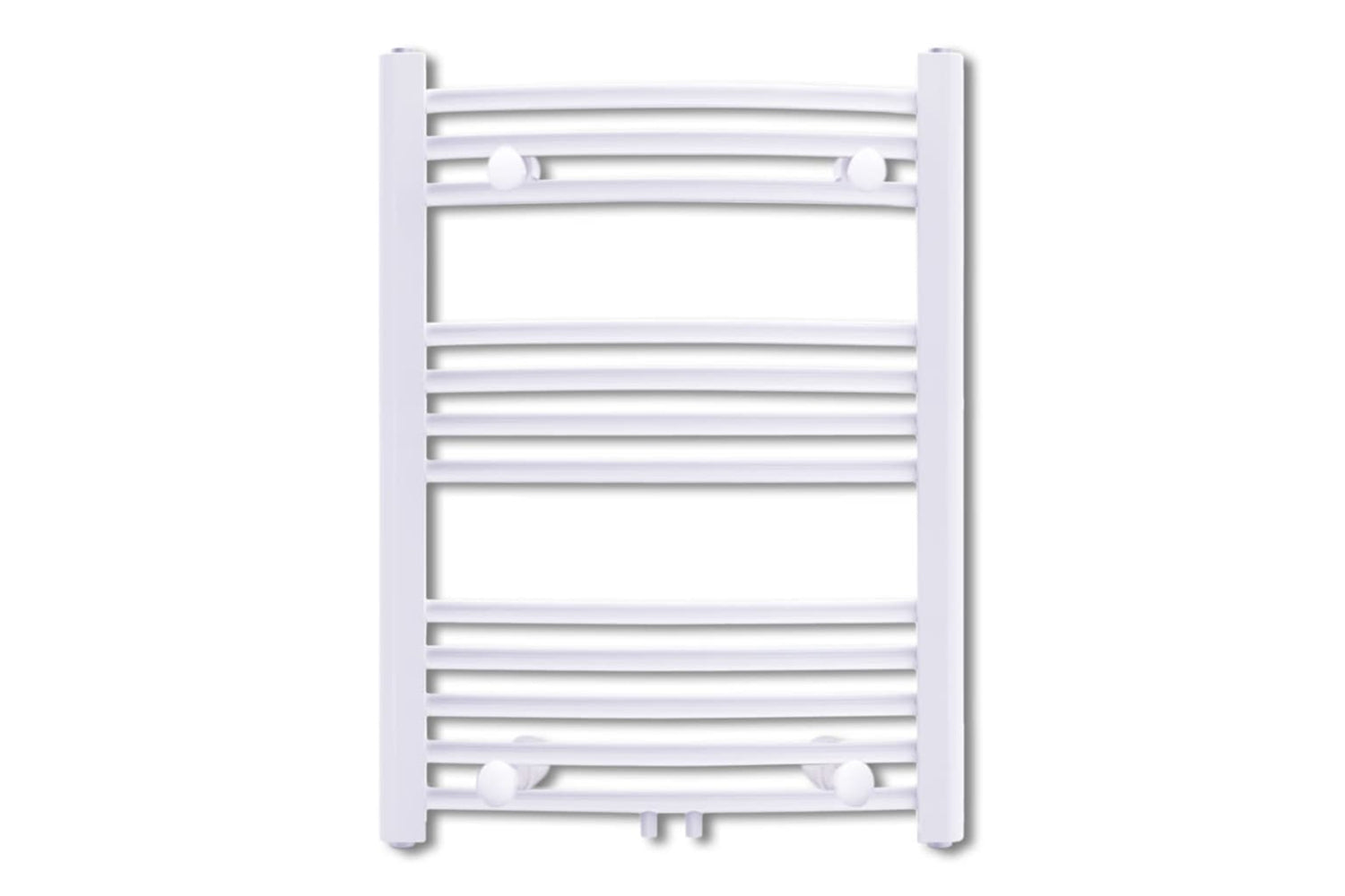 Vidaxl Bathroom Radiator Central Heating Towel Rail Curve 500 X 764 Mm-2