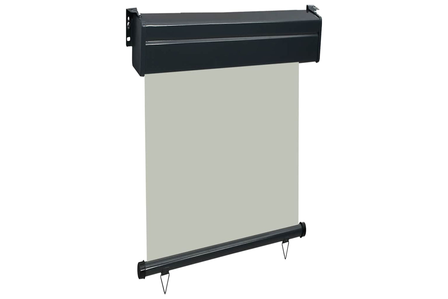 vidaXL Balcony Side Awning 65x250cm Grey-3
