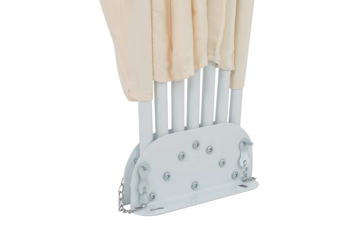 vidaXL 44577 Collapsible Terrace Side Awning Cream 160cm-6