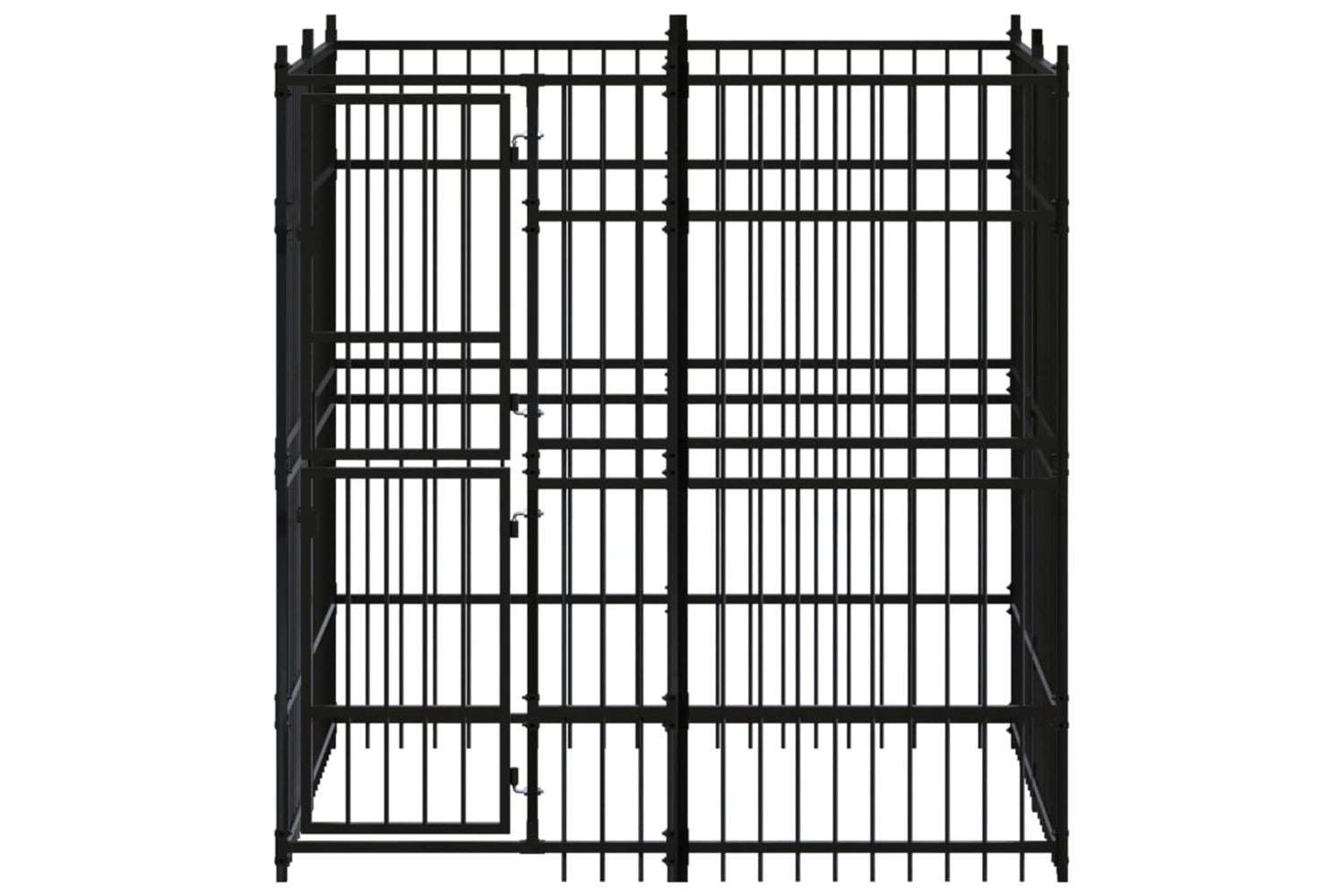 Vidaxl 3097956 Outdoor Dog Kennel Steel 3.69 M2-2