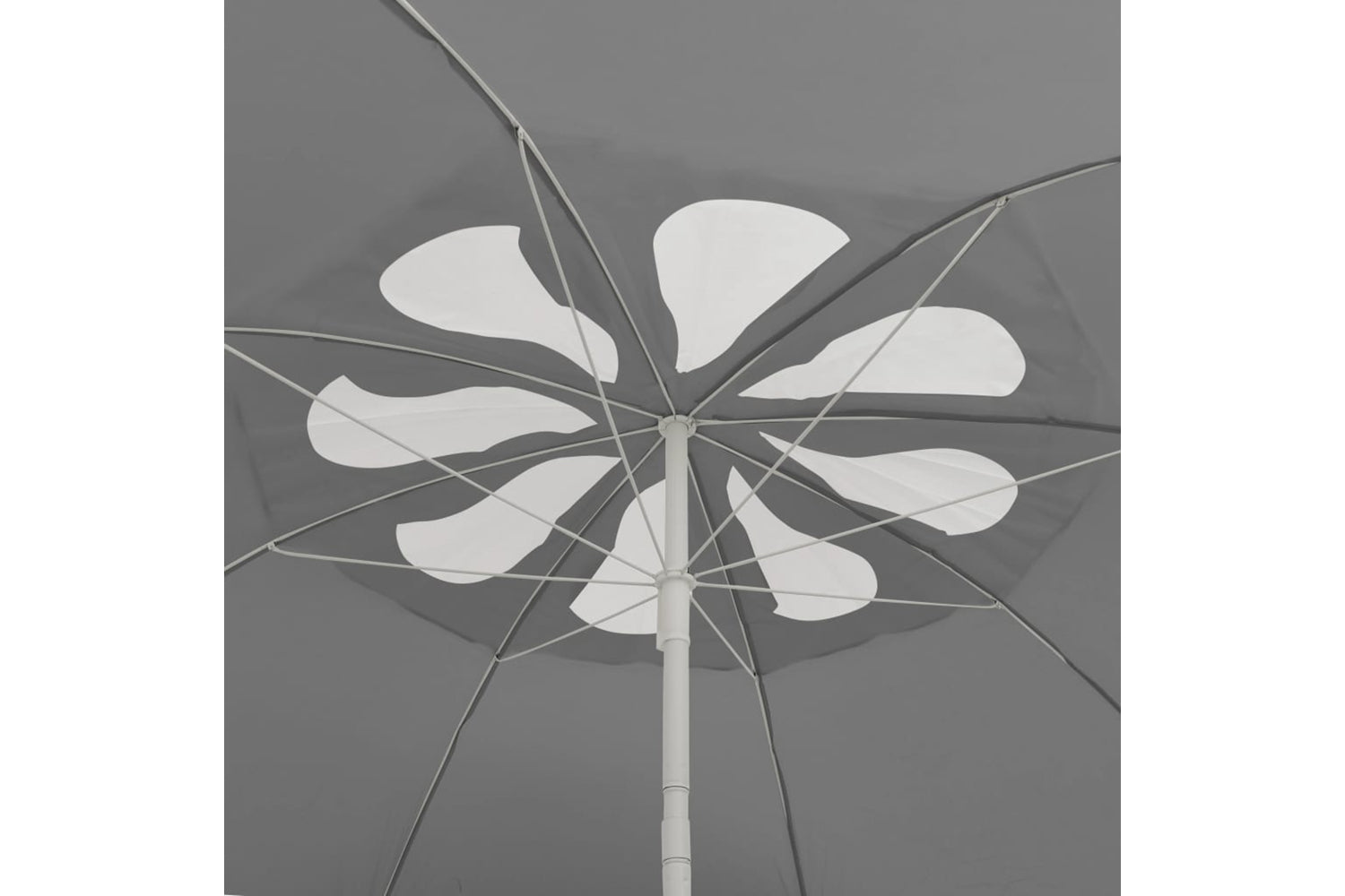 vidaXL 314718 Beach Umbrella Anthracite 300cm-5
