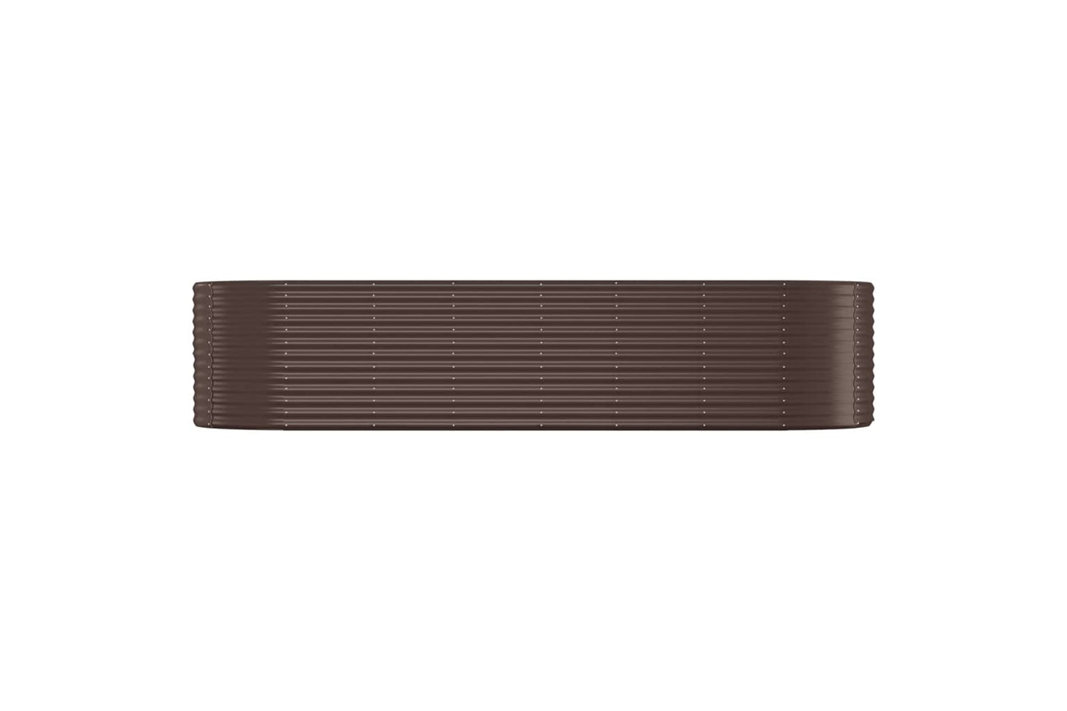 vidaXL 319070 Garden Raised Bed Powder-coated Steel 322x100x68cm Brown-2