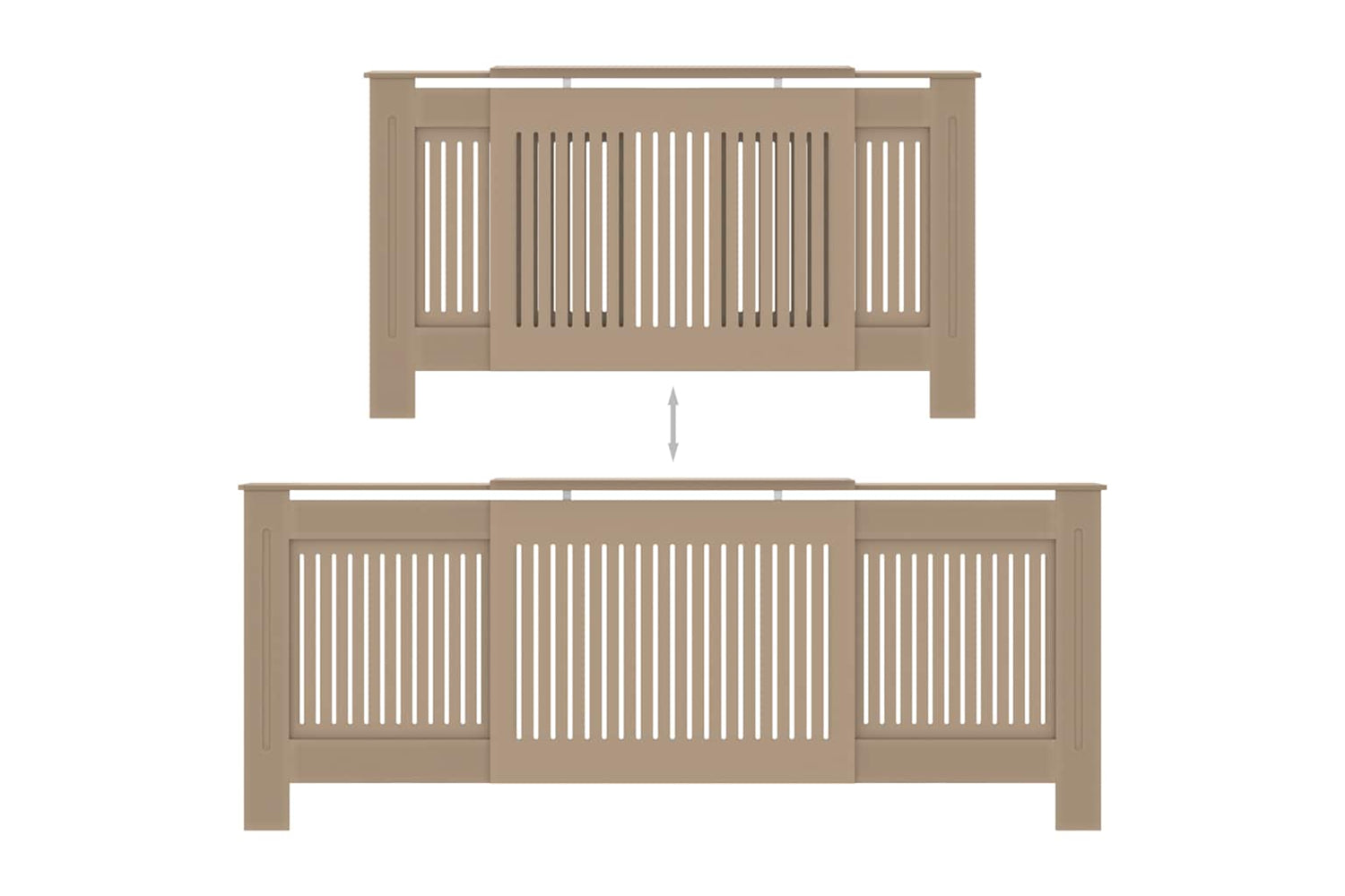 vidaXL Mdf Radiator Cover 205cm-5