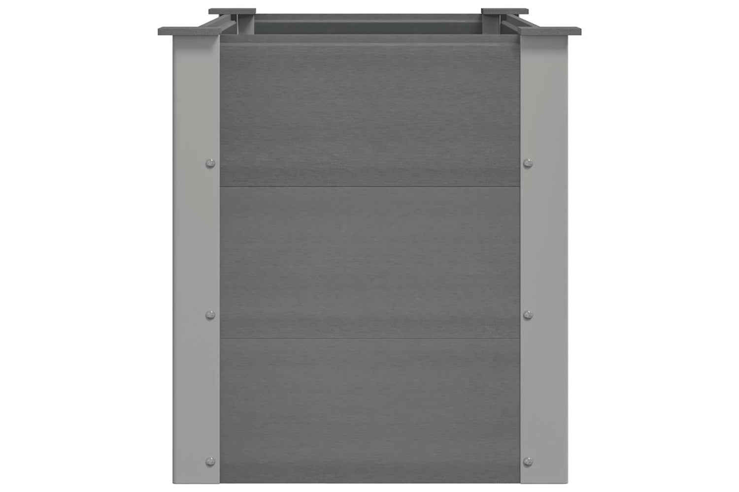 vidaXL 43603 Garden Raised Bed Wpc 100x50x54cm Grey-4