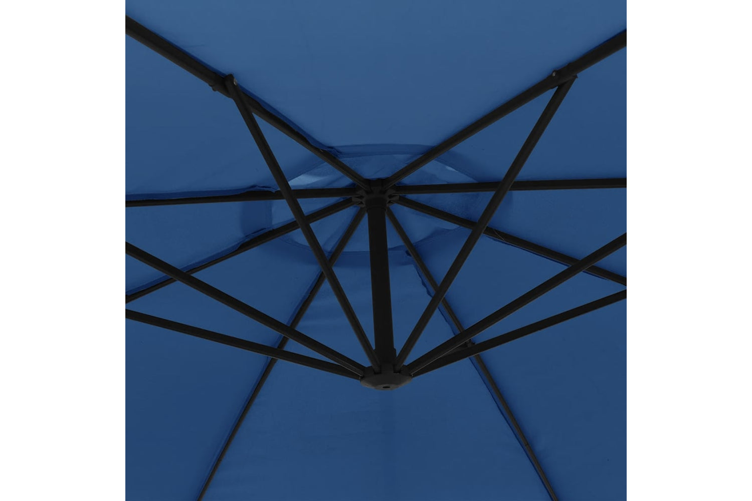vidaXL 47131 Cantilever Umbrella With Aluminium Pole 350cm Blue-7