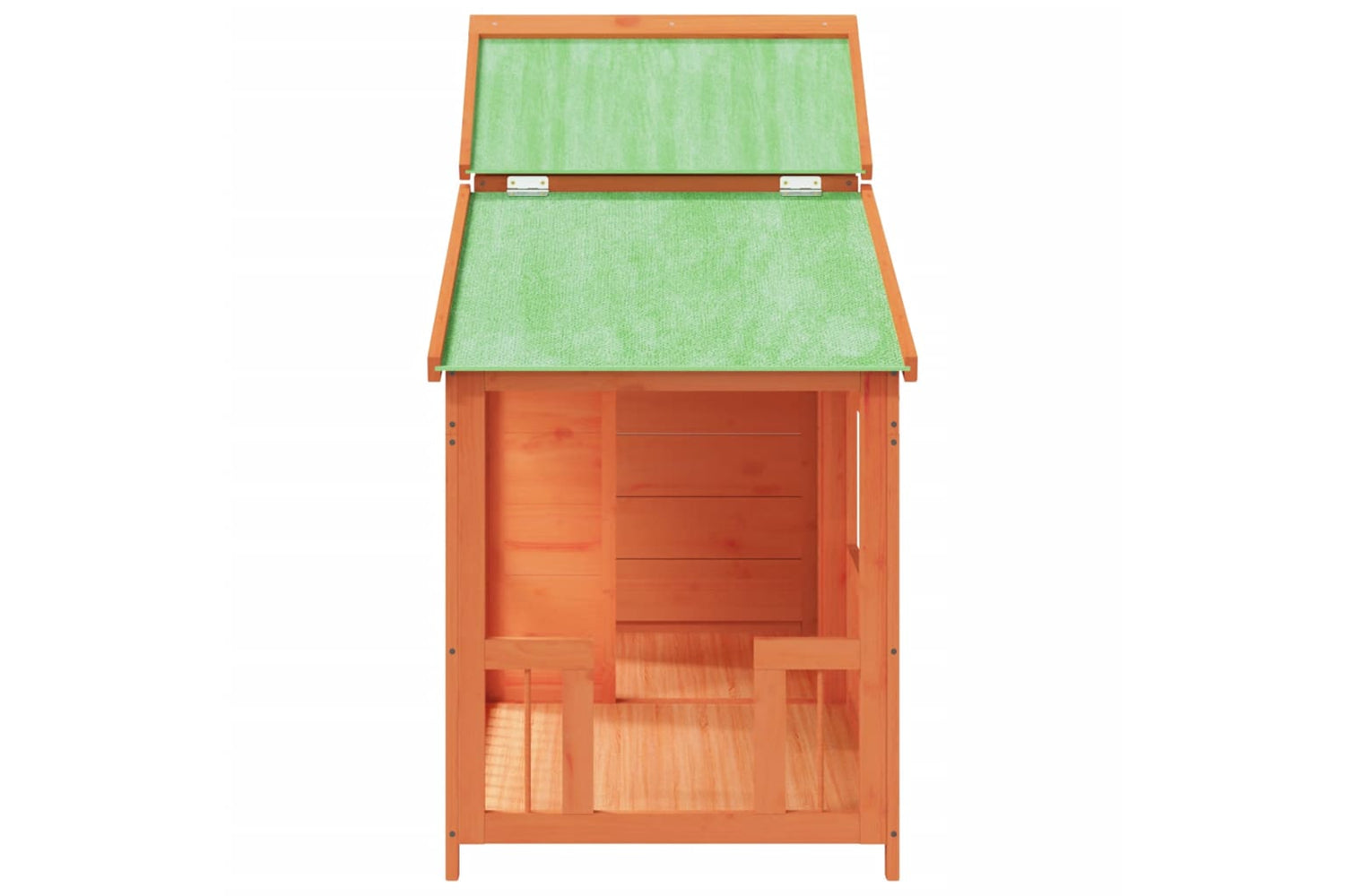 vidaXL 172261 Dog Kennel Brown 143x60.5x109cm Solid Wood Pine-3