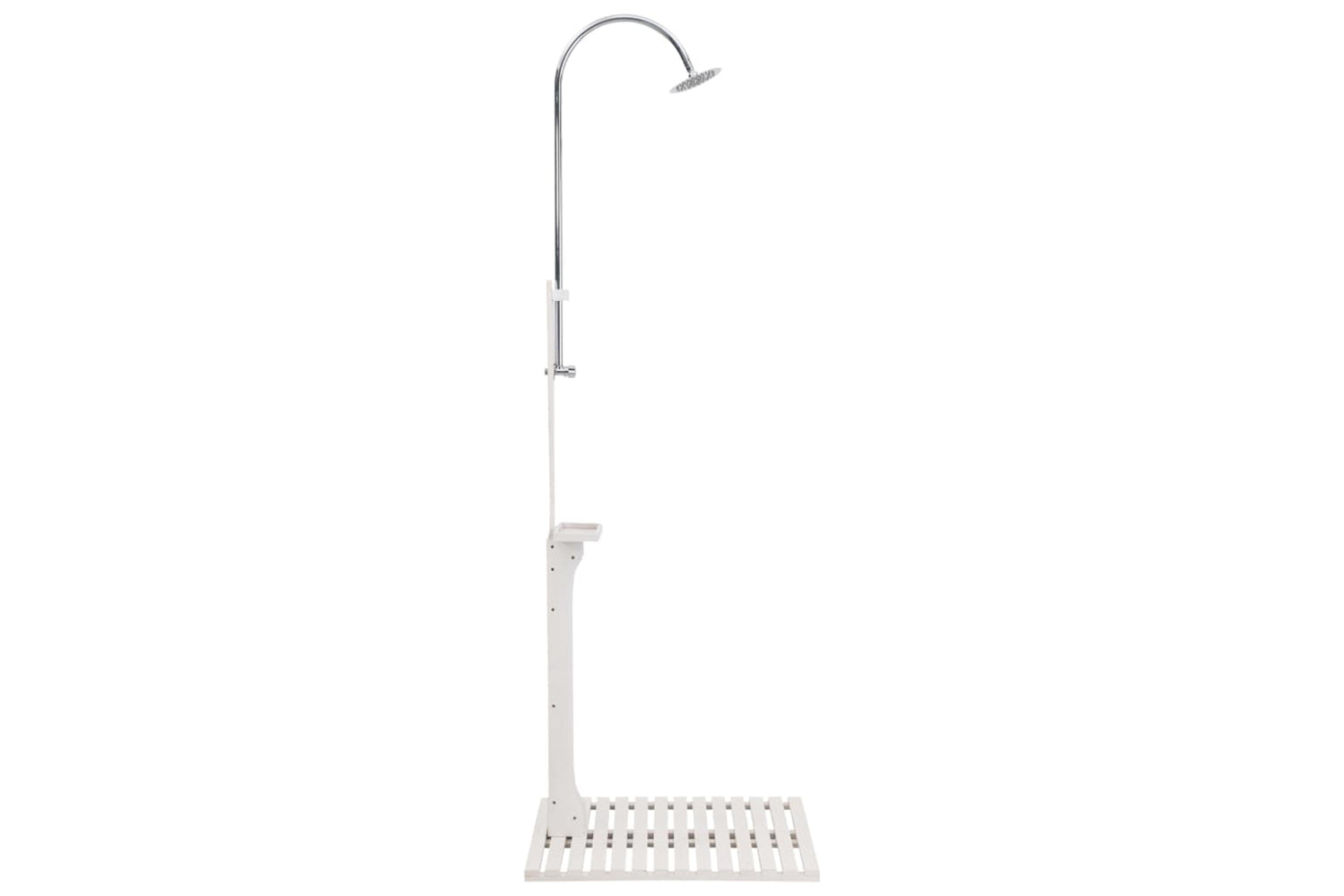 Vidaxl 48207 Garden Shower White Wood-3