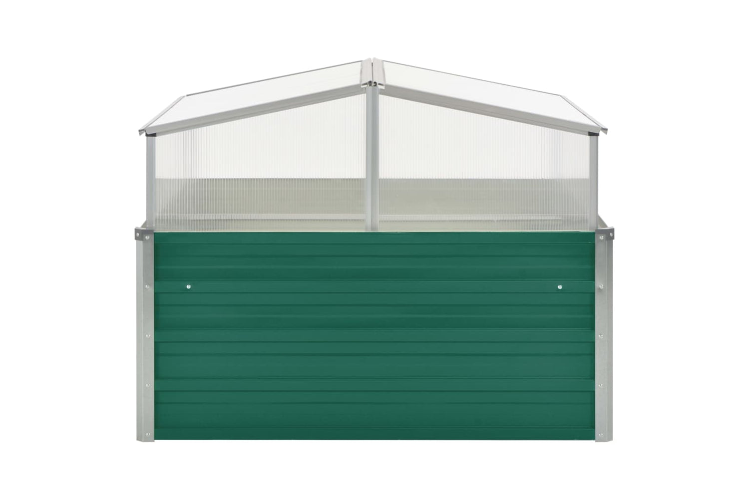 Vidaxl Greenhouse Green 100x100x77 Cm Galvanised Steel-3