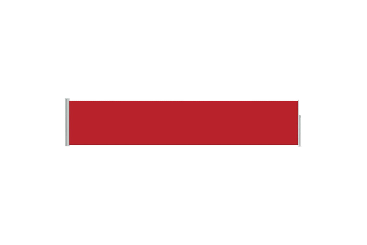 vidaXL 48385 Patio Retractable Side Awning 100x500cm Red-3