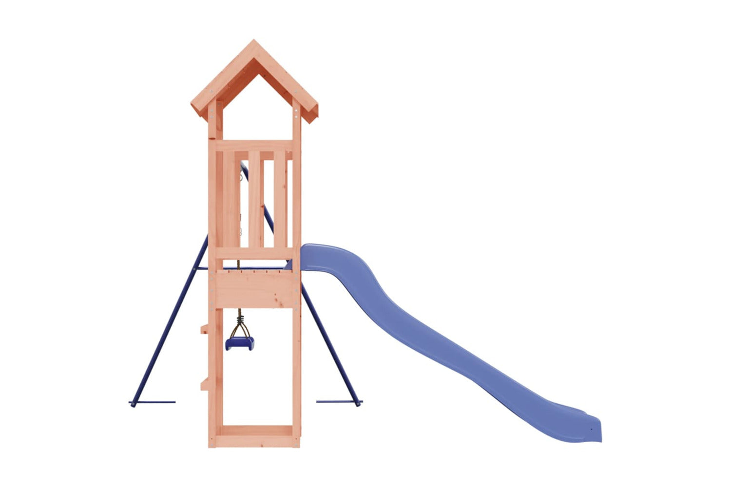 Vidaxl 3155820 Playhouse With Slide Swing Solid Wood Douglas-5