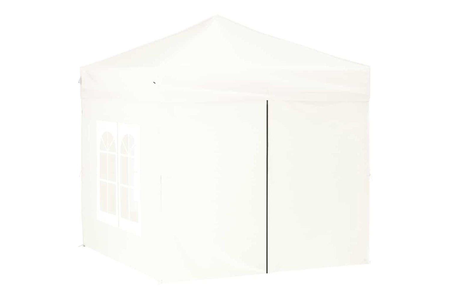 Vidaxl 93503 Folding Party Tent With Sidewalls White 2x2 M-2