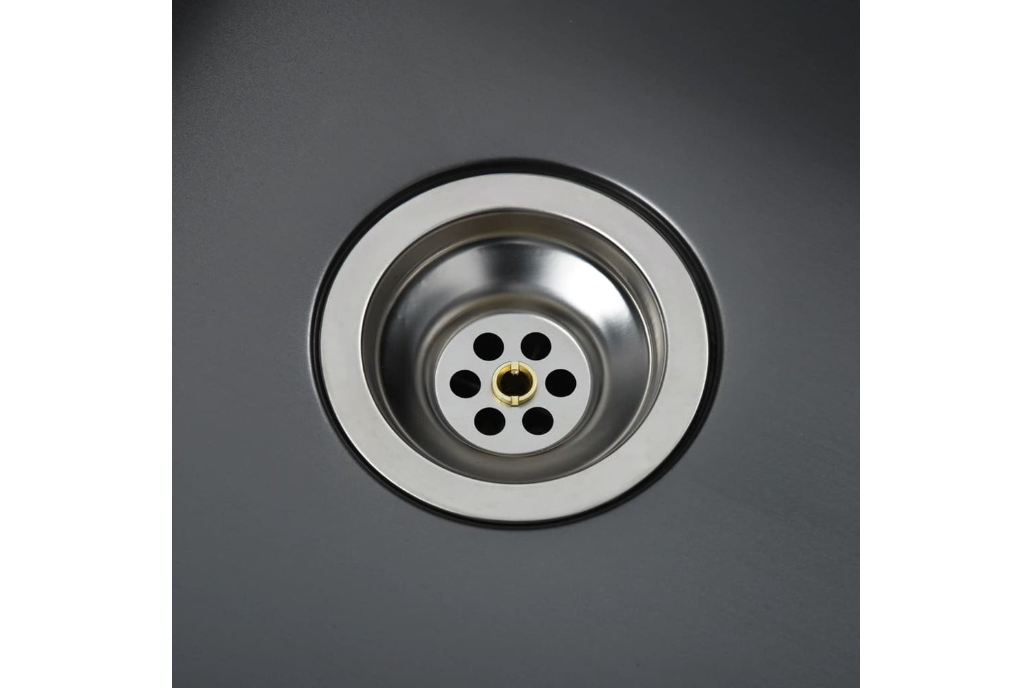 Vidaxl 51562 Kitchen Sink Black Stainless Steel-5