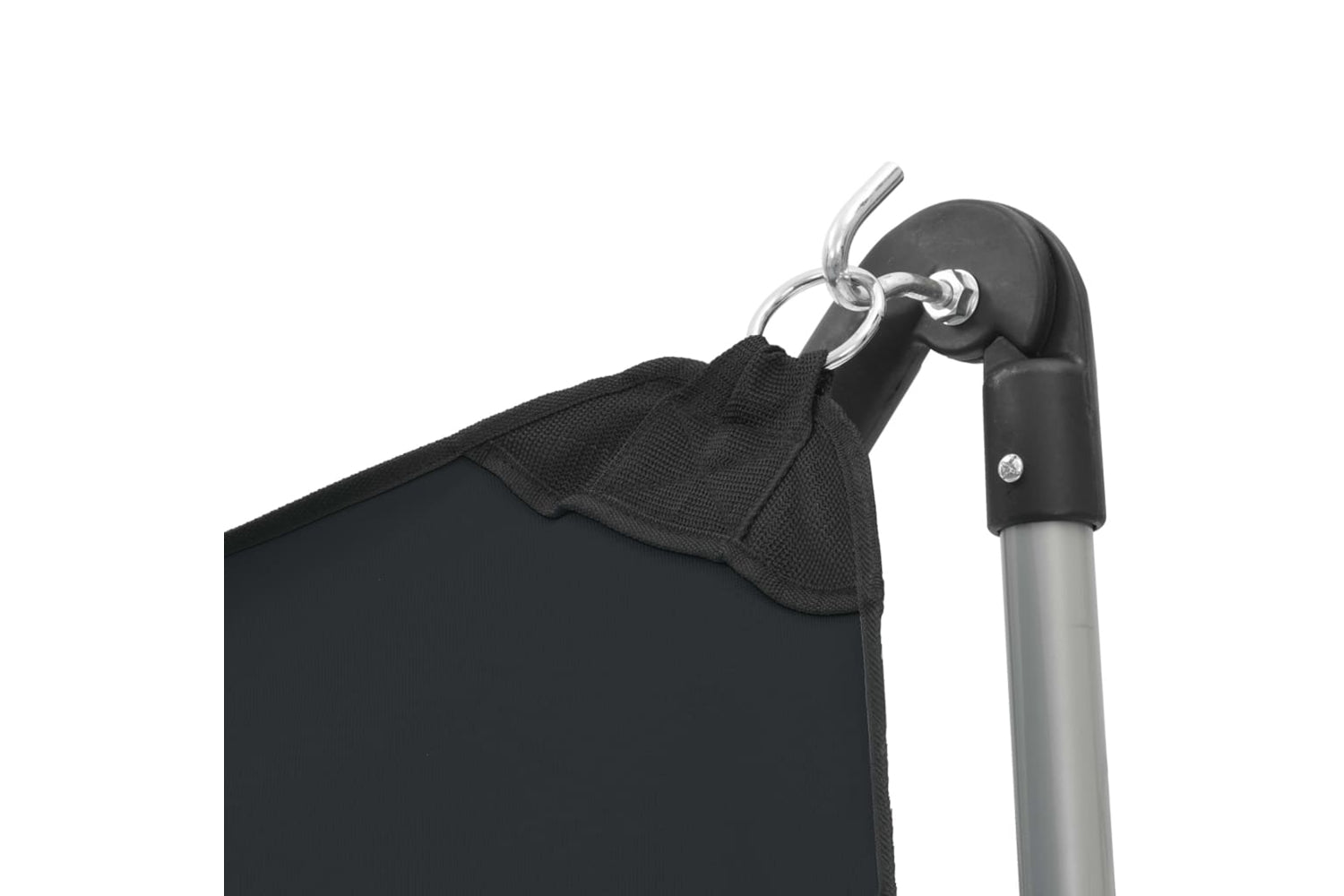Vidaxl 44365 Hammock With Foldable Stand Black-6