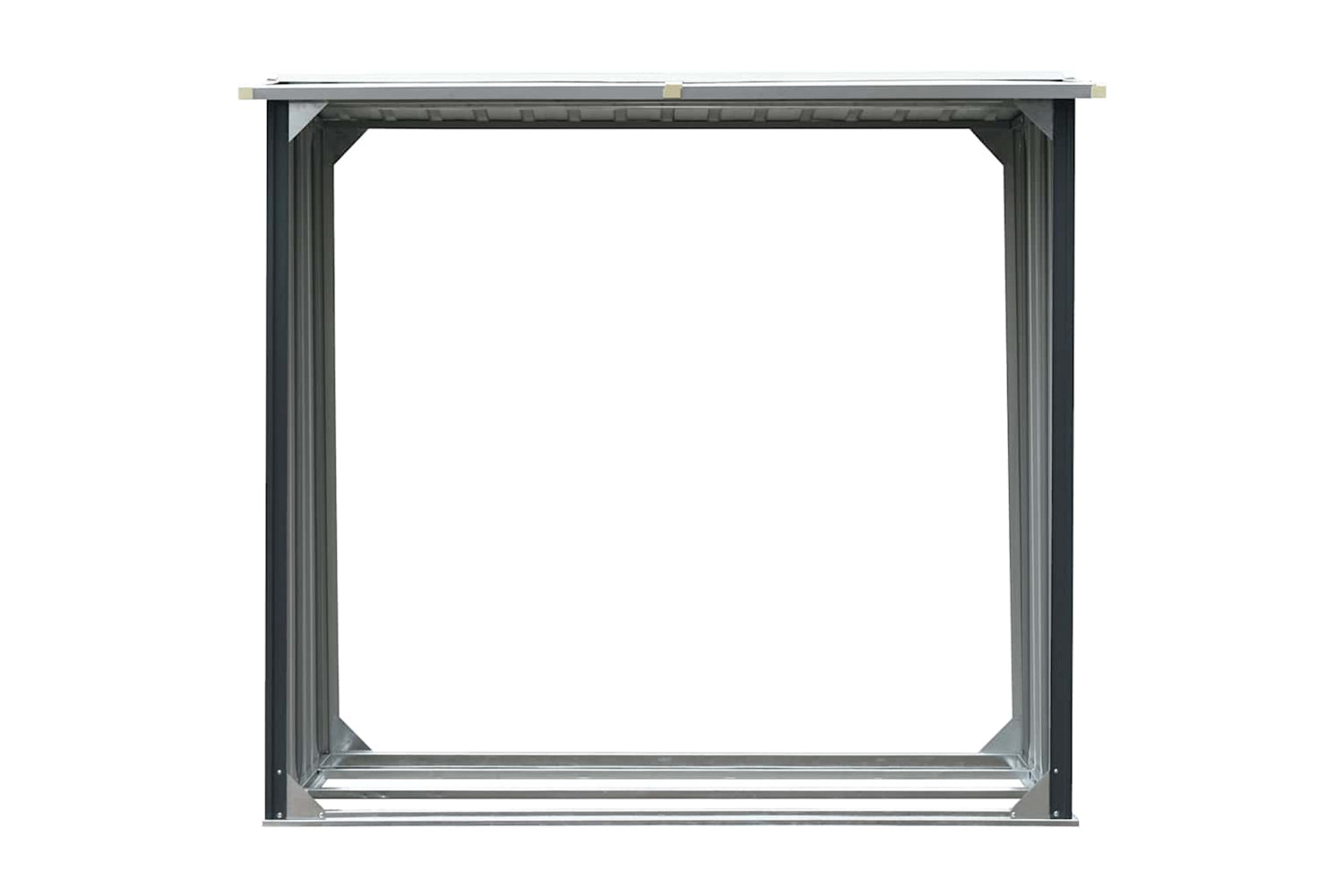 vidaXL 47082 Log Storage Shed Galvanised Steel 172x91x154cm Anthracite-2