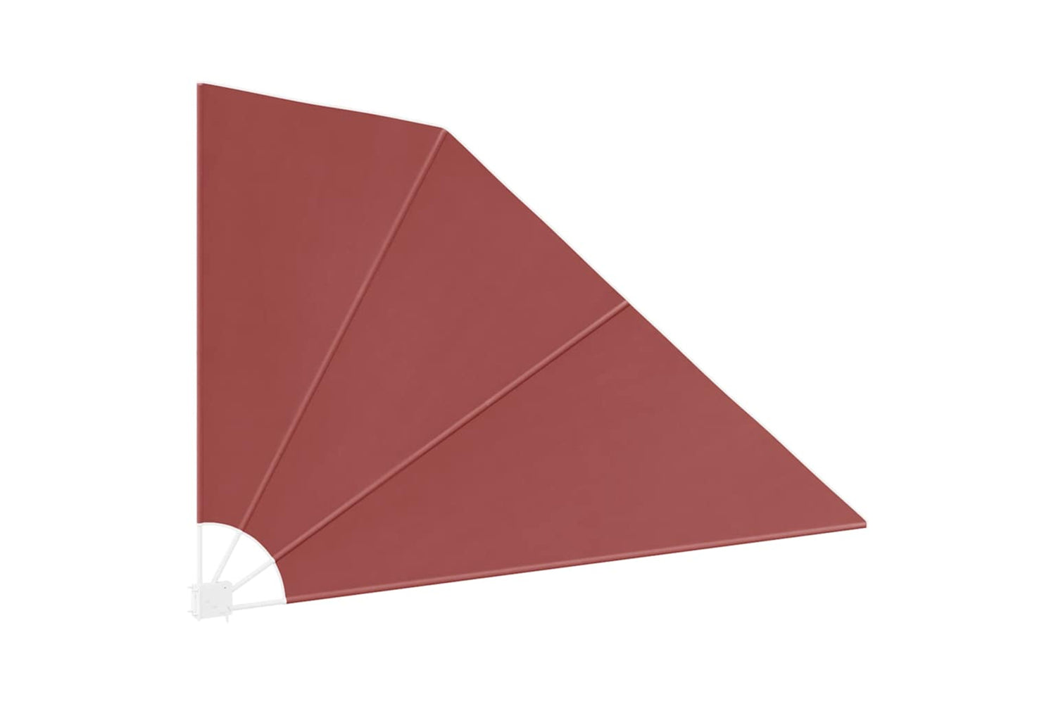 vidaXL 41580 Collapsible Balcony Side Awning Terracotta 160x240cm-4