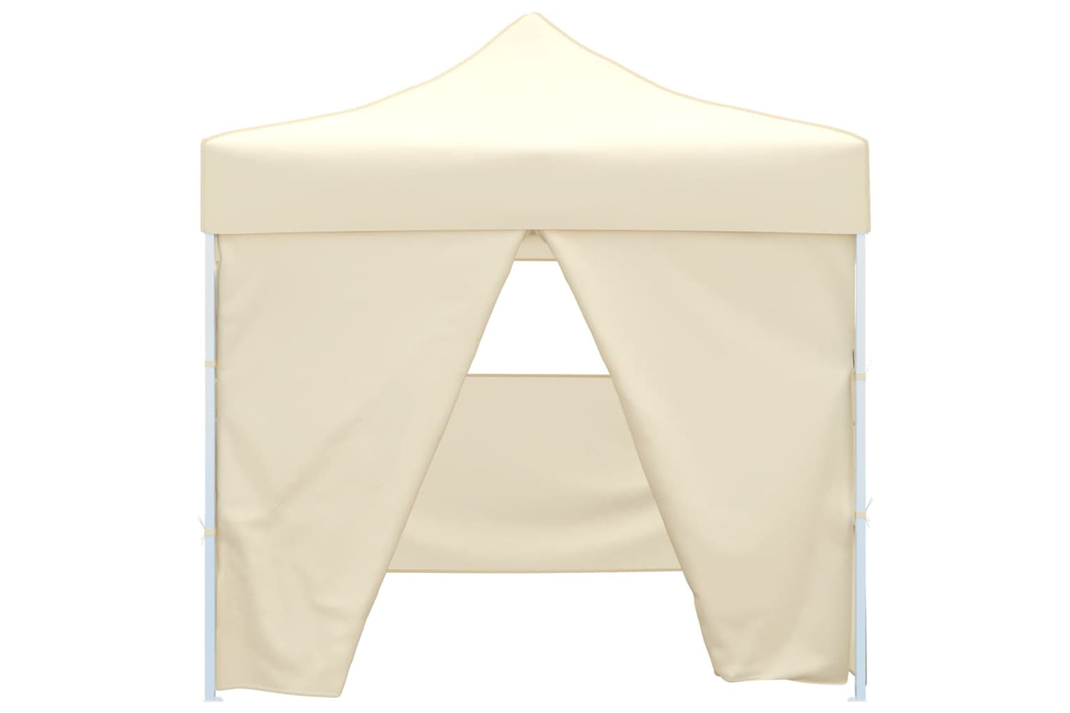 Vidaxl Foldable Tent 3x3 M With 4 Walls Cream-2