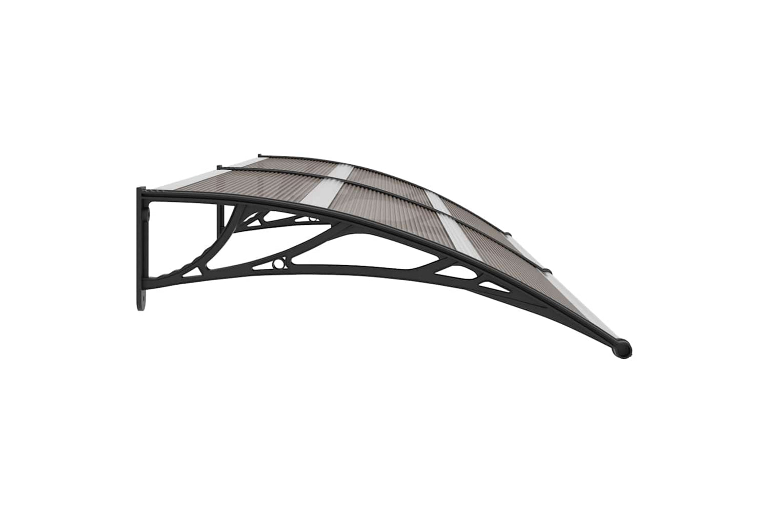 vidaXL 45636 Door Canopy Black 240x100cm Pc-4