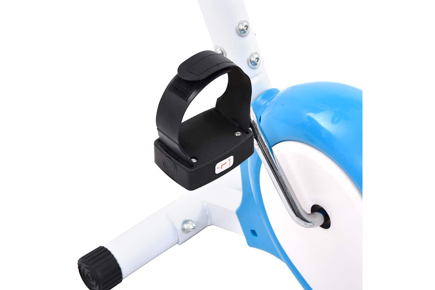 Vidaxl Exercise Bike With Belt Resistance Blue-6