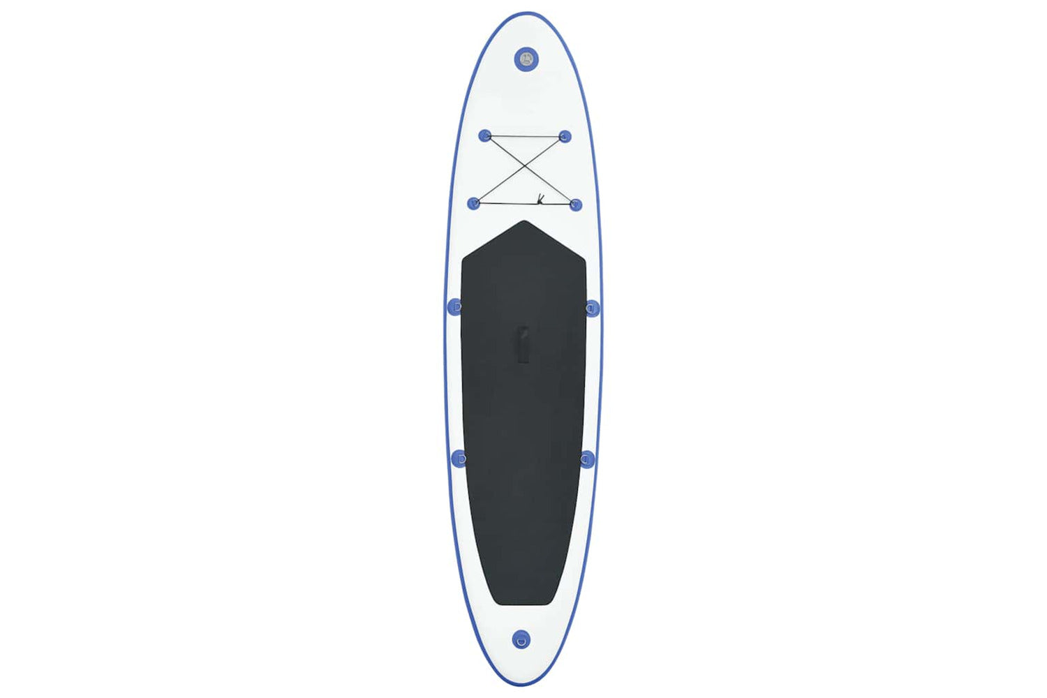 Vidaxl Stand Up Paddle Board Set Sup Surfboard Inflatable Blue And White-3
