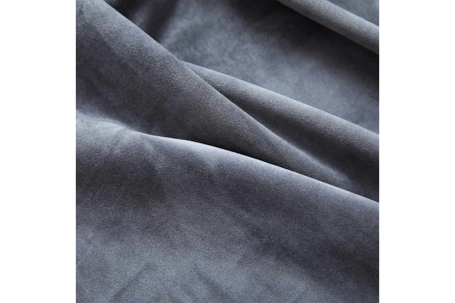 Vidaxl Blackout Curtain With Metal Rings Velvet Anthracite 290x245 Cm-2