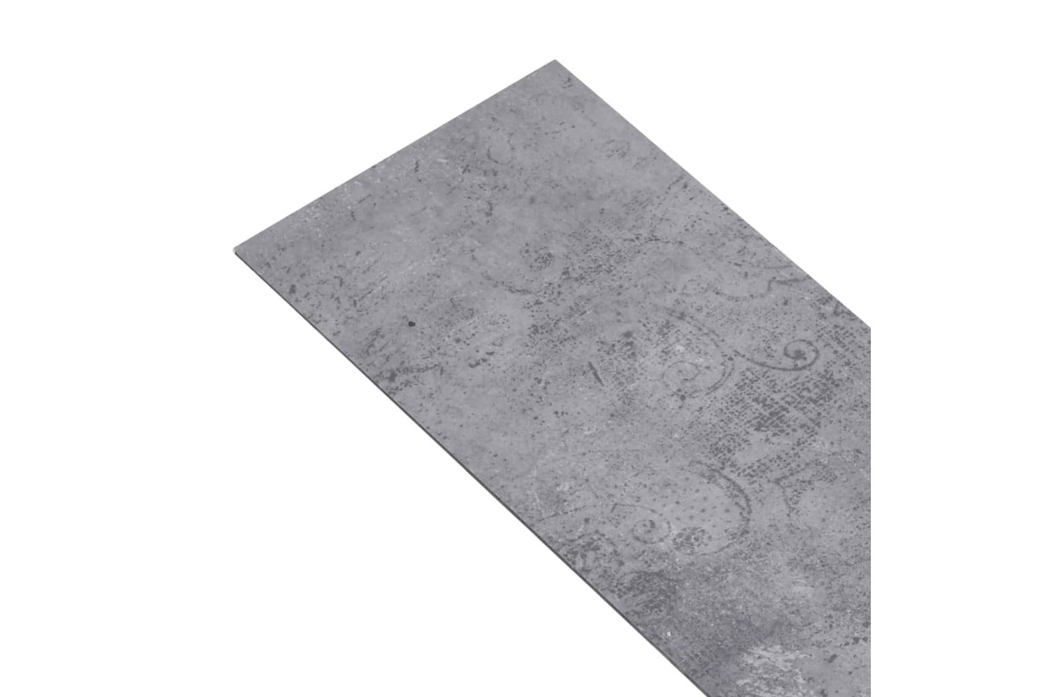 Vidaxl Pvc Flooring Planks 4.46 MÂ² 3 Mm Self-adhesive Cement Grey-4