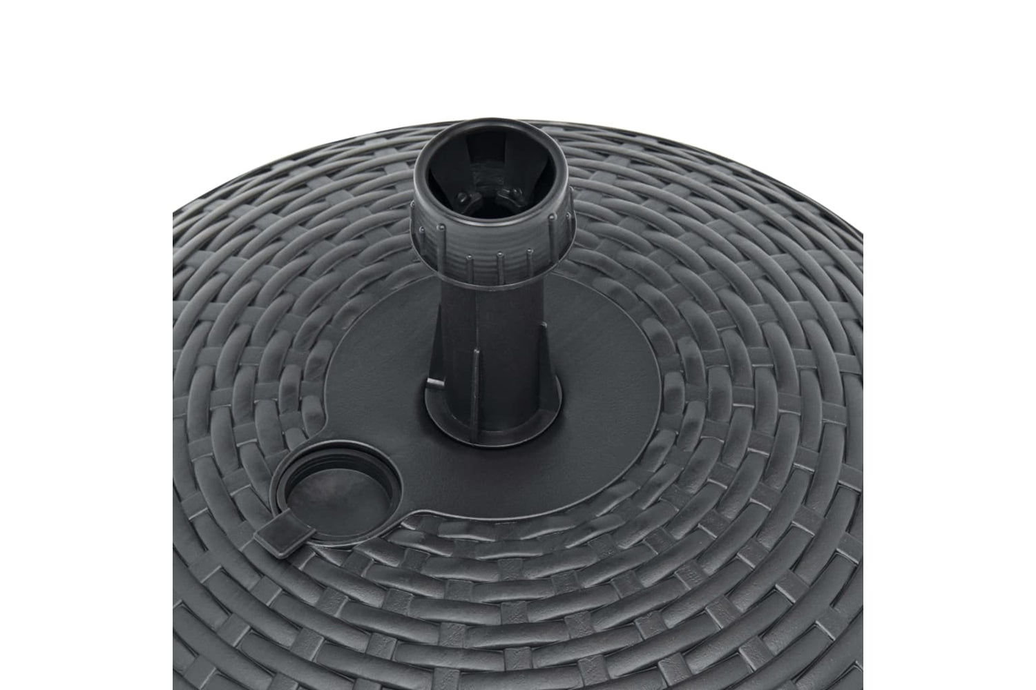 Vidaxl 48771 Umbrella Base Sand/water Filled 20 L Anthracite Plastic Rattan-5