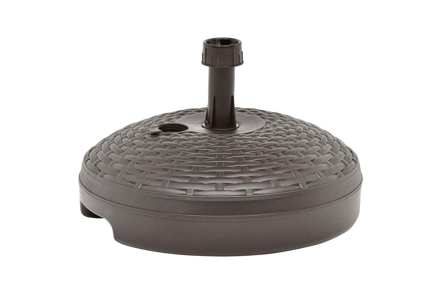 Vidaxl 48770 Umbrella Base Sand/water Filled 20 L Brown Plastic Rattan-3