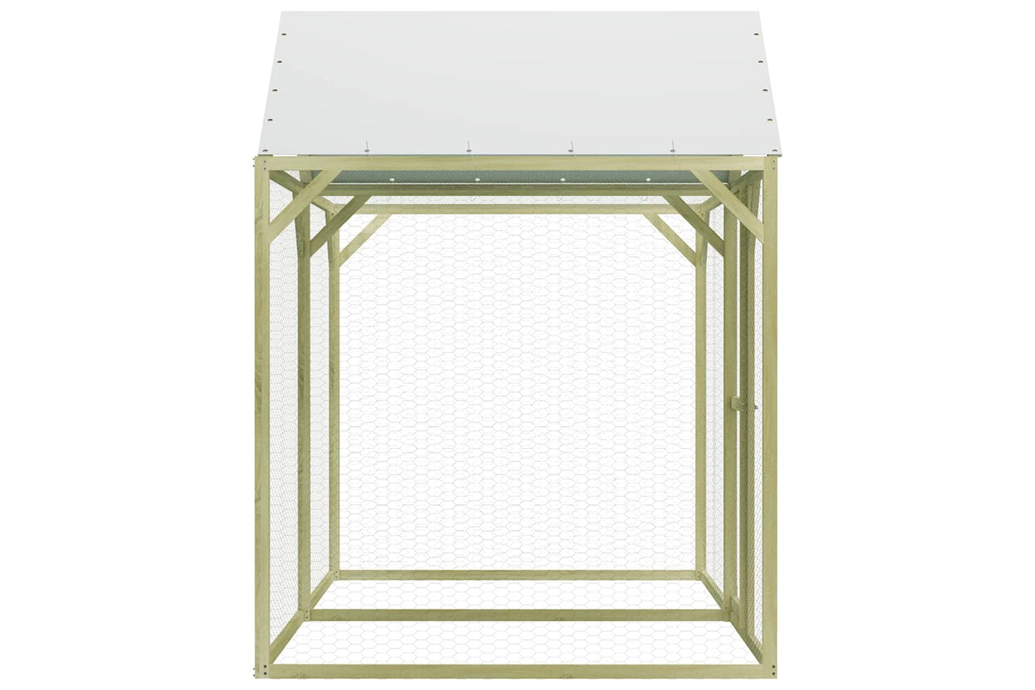 Vidaxl 278400 Chicken Cage 3x1.5x2 M Impregnated Pinewood-3
