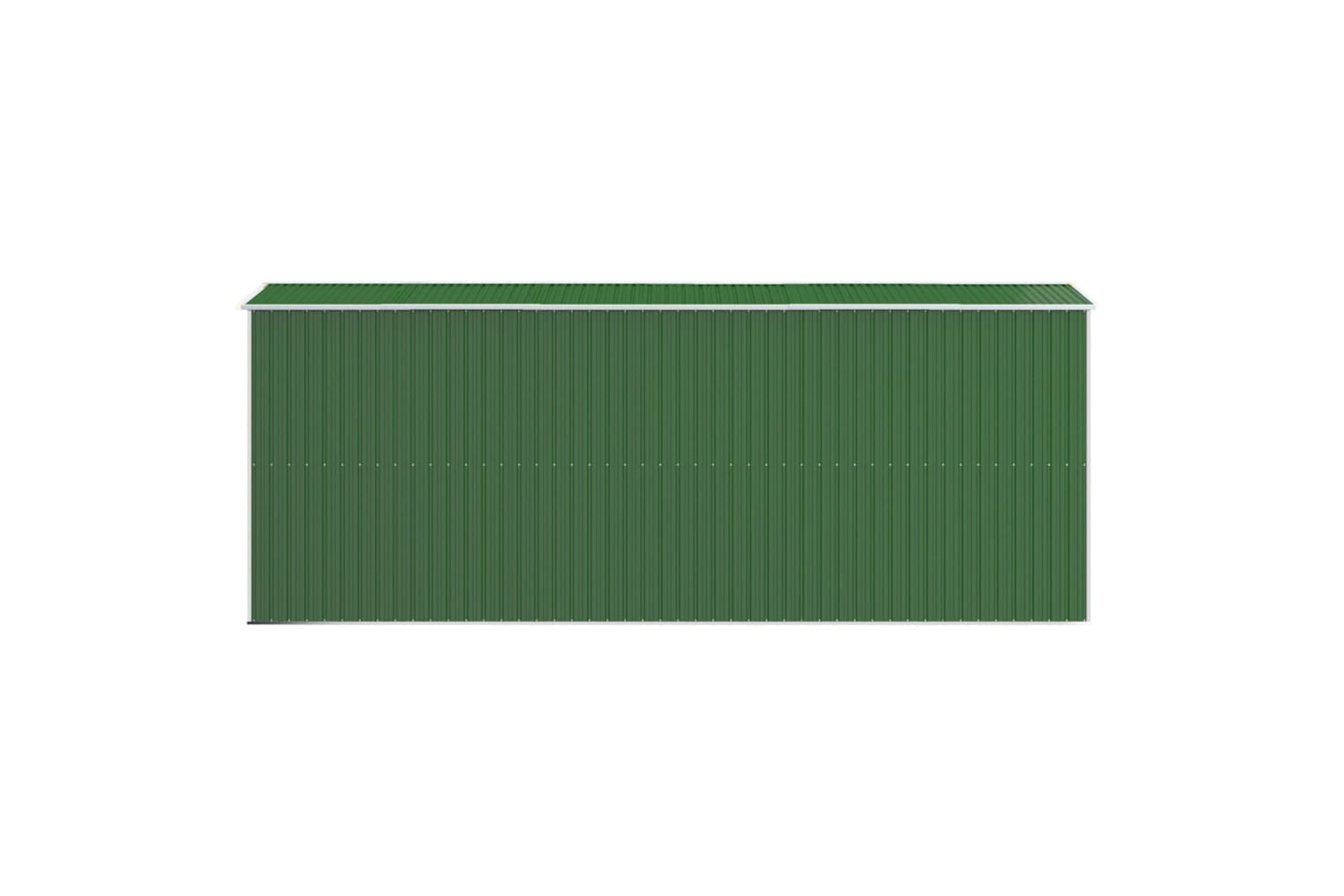 vidaXL 3147431 Garden Shed Green 192x523x223cm Galvanised Steel-4