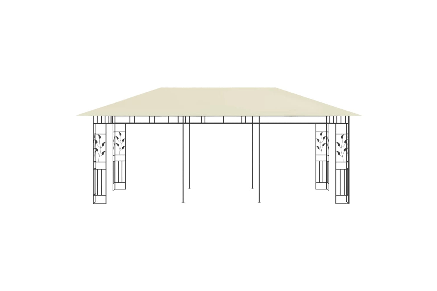 Vidaxl 47971 Gazebo With Mosquito Net 6x3x2.73 M Cream-3