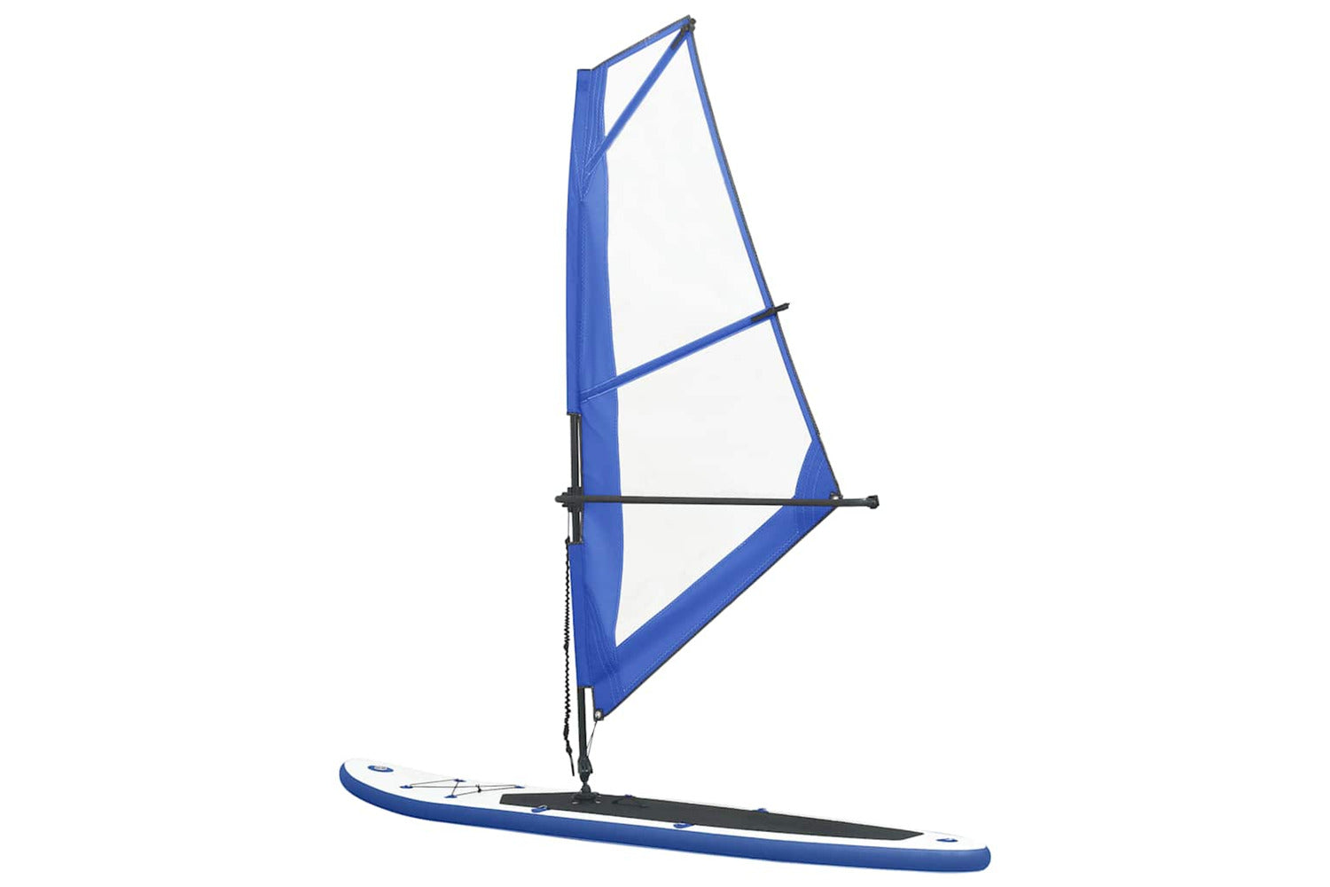 Vidaxl Inflatable Stand Up Paddleboard With Sail Set Blue And White-3