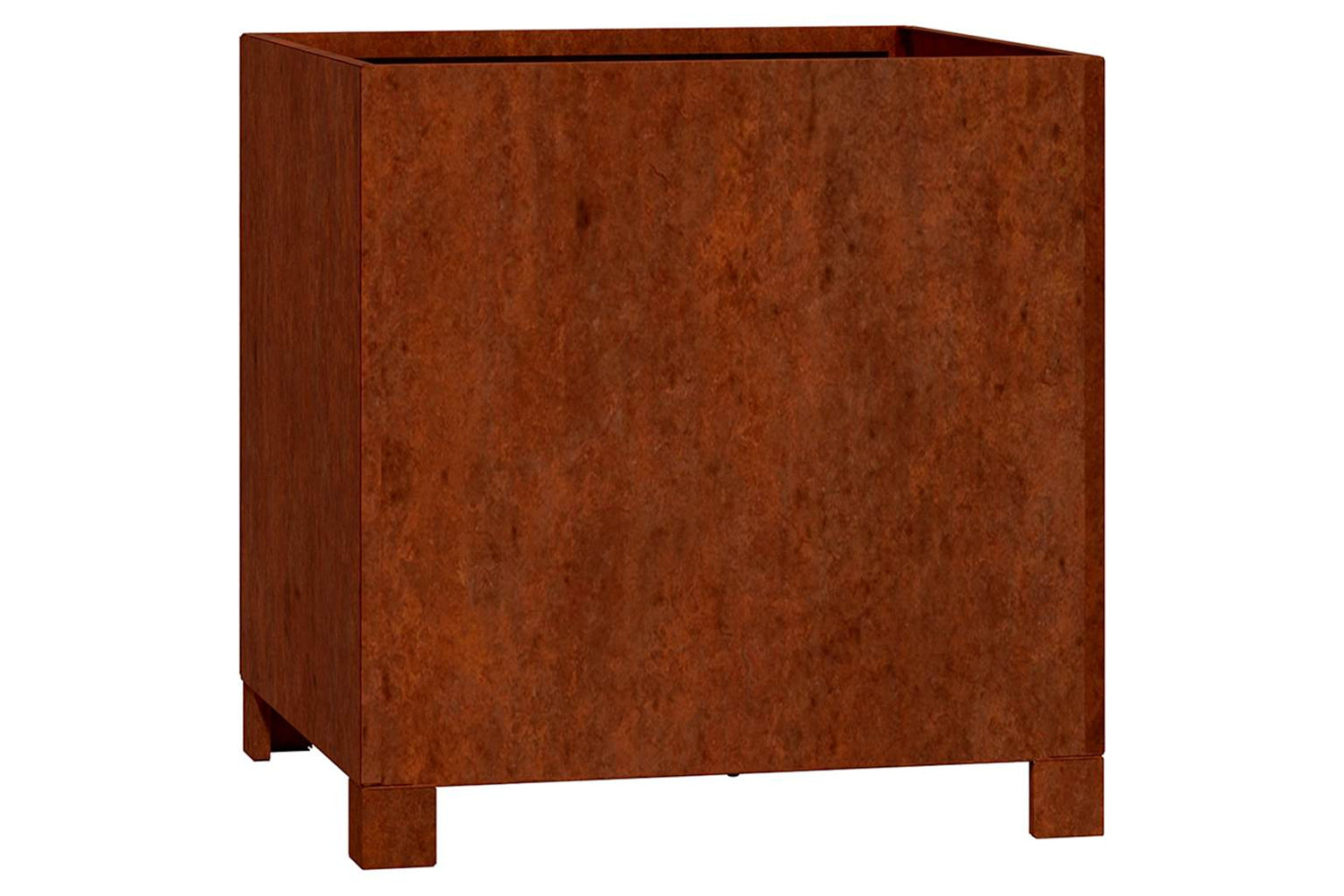 vidaXL 823680 Planter With Legs Rusty 42x40x43cm Corten Steel-6