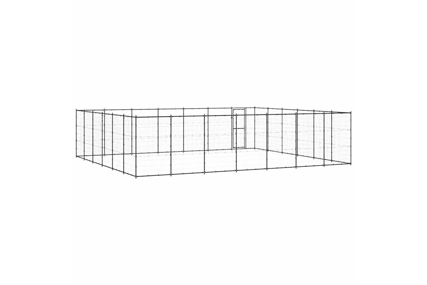 Vidaxl 3082325 Outdoor Dog Kennel Steel 50.82 M2-5