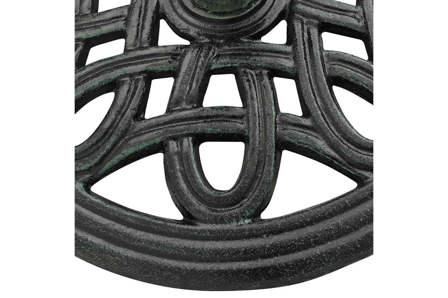 vidaXL 317765 Umbrella Base Green 40x40x32cm Cast Iron-5