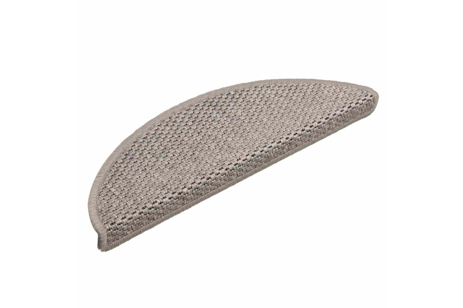 Vidaxl Stair Mats Self-adhesive Sisal-look 15 Pcs 56x17x3 Cm Silver-2