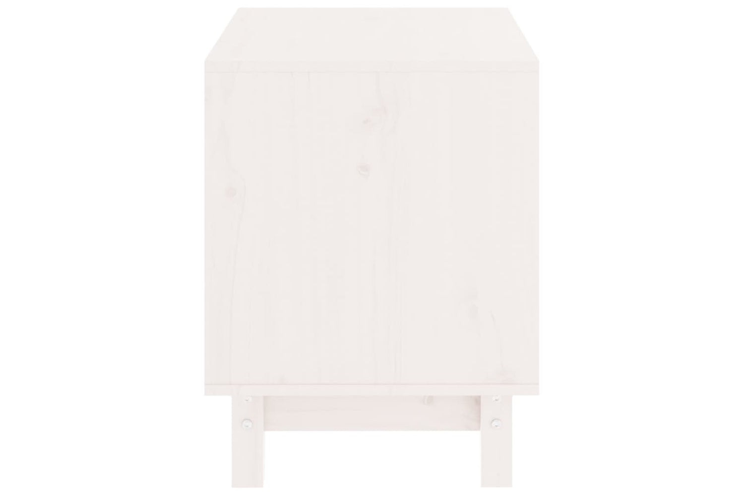vidaXL 822472 Dog House White 50x40x52cm Solid Wood Pine-5