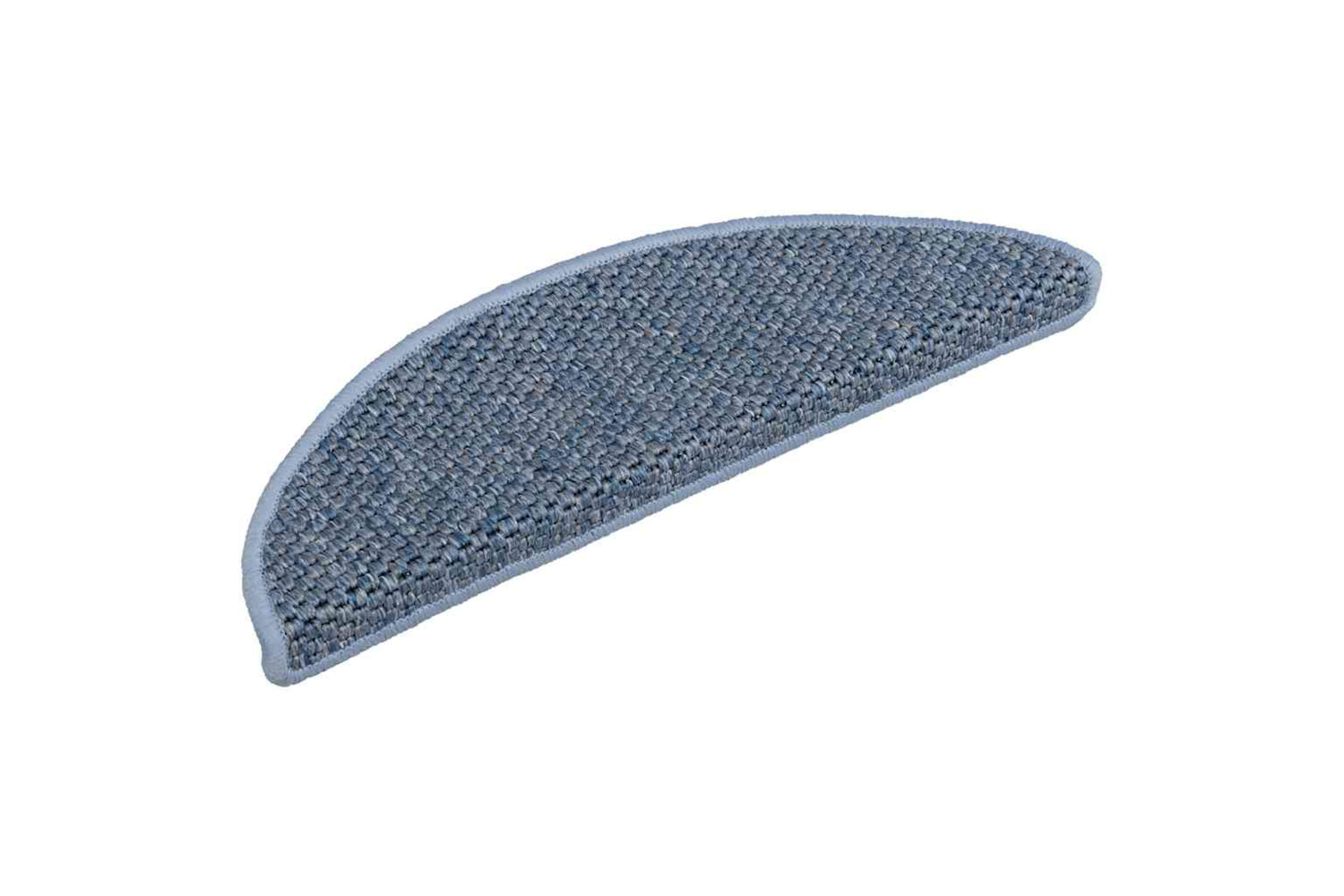 vidaXL 326862 Stair Mats Self-adhesive Sisal-look 15 Pcs 56x17x3cm Blue-2
