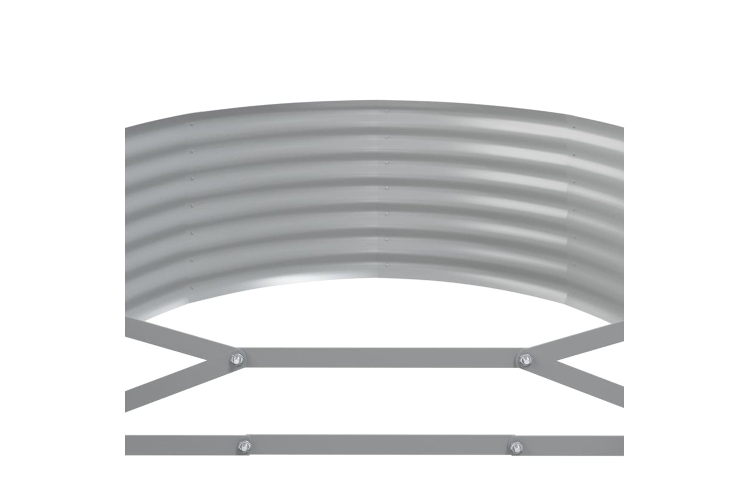 vidaXL 318990 Garden Raised Bed Powder-coated Steel 175x100x36cm Brown-4